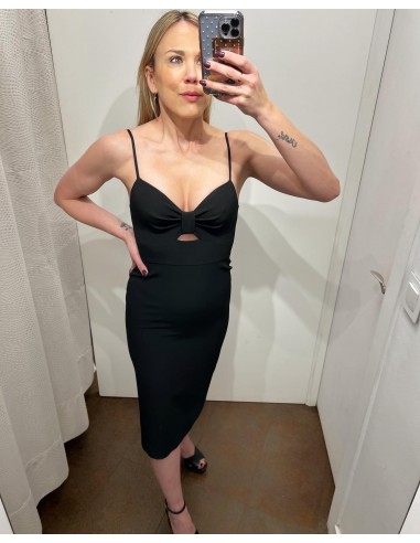 VESTIDO NUDO NEGRO ARGGIDO