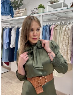 CINTURÓN TRENZADO CAMEL 