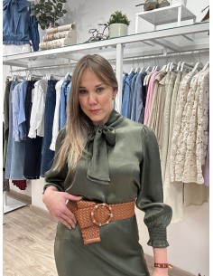 CINTURÓN TRENZADO CAMEL  2