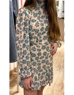 VESTIDO BEGOÑA VERDE AGUA 