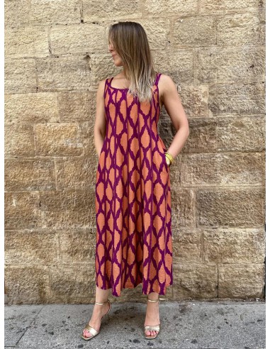 VESTIDO AURELIA NARANJA 