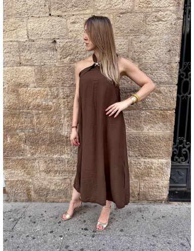 VESTIDO ESTRELLA MARRÓN