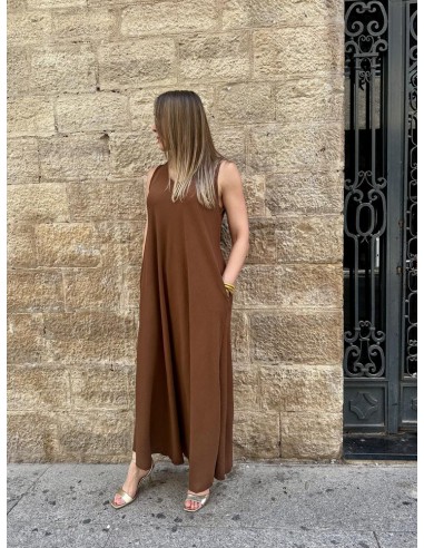 VESTIDO BALI MARRÓN 