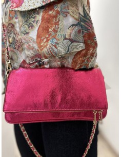 BOLSO METALIZADO FUCSIA 