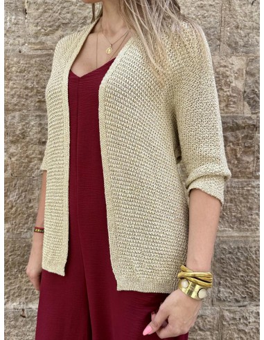CHAQUETA LUREX ORO 
