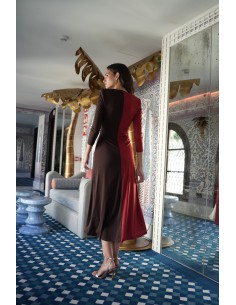 VESTIDO MORA TRICOLOR  2