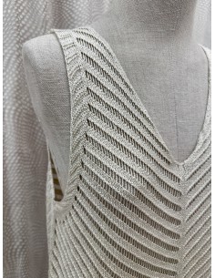 TOP REJILLA BEIGE  2