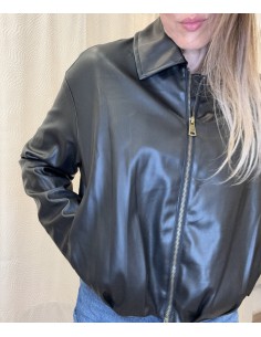 CAZADORA POLIPIEL NEGRA  2