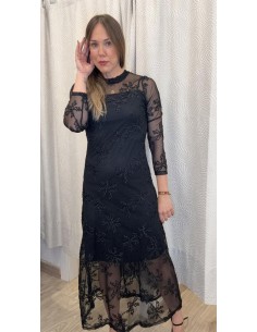 VESTIDO TULL NEGRO 
