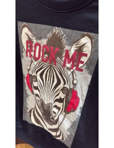 SUDADERA CEBRA NEGRA  2