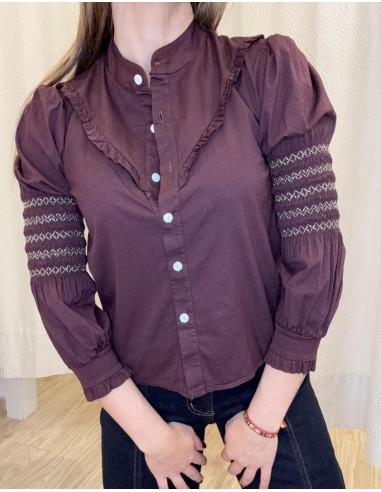 BLUSA SOL BURDEOS 