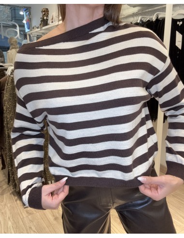 JERSEY RAYAS MARRÓN