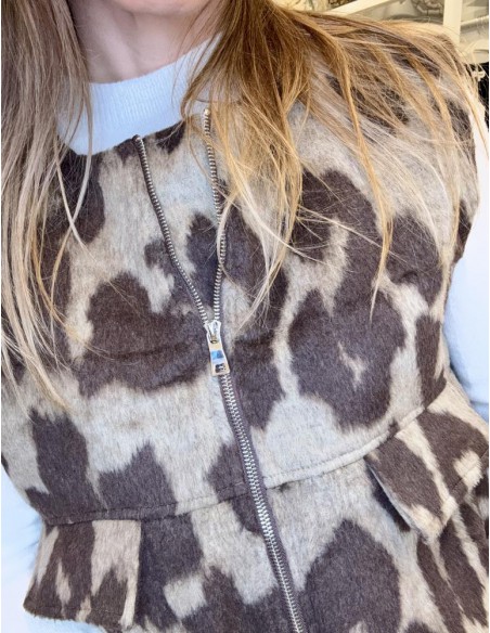 CHALECO PRINT OVERSIZE