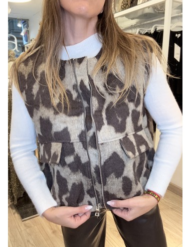 CHALECO PRINT OVERSIZE