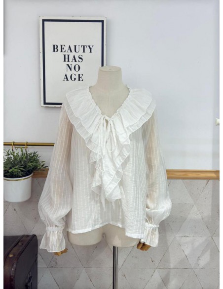 BLUSA MÍA BLANCA 