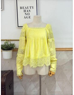 BLUSA MARTA AMARILLA 