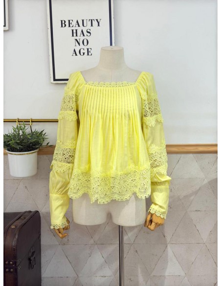 BLUSA MARTA AMARILLA 