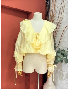 BLUSA NORA AMARILLA 