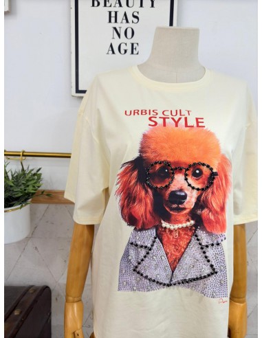 CAMISETA CANICHE OVERSIZE