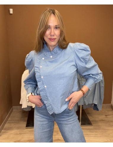 BLUSA SEVILLA TEJANO CLARO