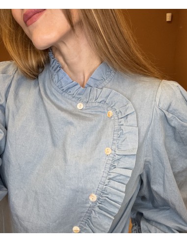 BLUSA SEVILLA TEJANO CLARO