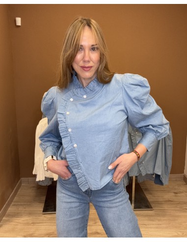 BLUSA SEVILLA TEJANO CLARO