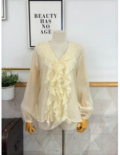 BLUSA PICO BEIGE 