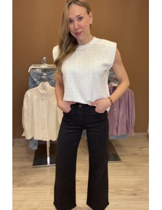 PANTALÓN STRASS NEGRO 