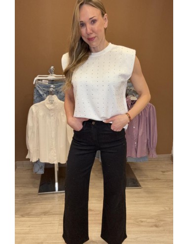 PANTALÓN STRASS NEGRO 