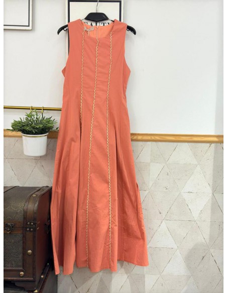 VESTIDO JAÉN MANDARINA 