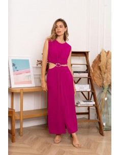VESTIDO KILKY FUCSIA