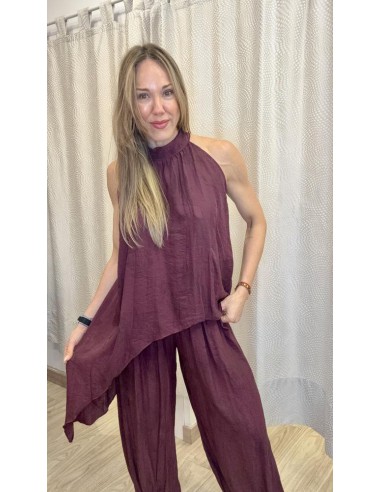 CONJUNTO ÁMBAR BURDEOS 