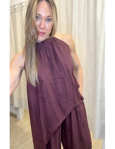 CONJUNTO ÁMBAR BURDEOS 