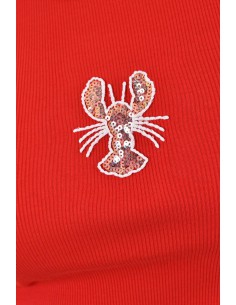 CAMISETA LANGOSTA ROJA  2