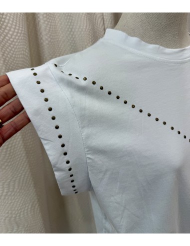 CAMISETA TACHAS BLANCA