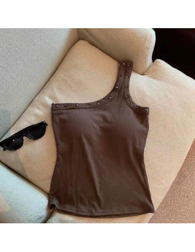 CAMISETA SUJETADOR MARRÓN 