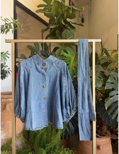 BLUSA/CHAQUETA LILA TEJANA 