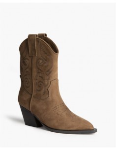 BOTÍN COWBOY ZOE CAMEL  2