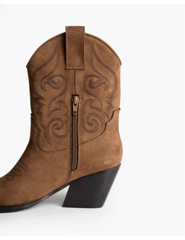 BOTÍN COWBOY ZOE CAMEL 